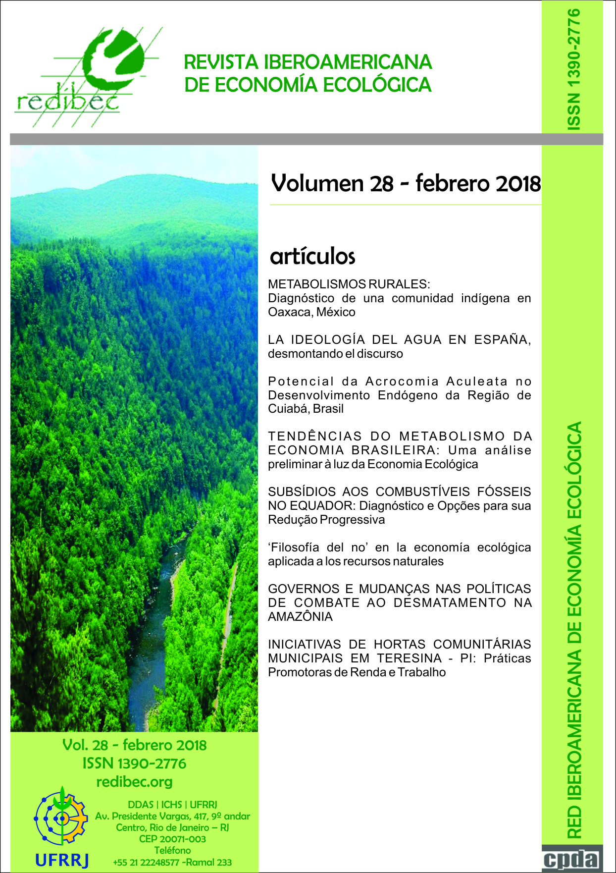 Capa da REVIBEC Volume 28